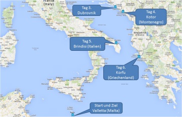 mein-kreuzfahrtwetter-tui-cruises-route-valletta-dubrovnik-kotor-brindisi-korfu-valletta